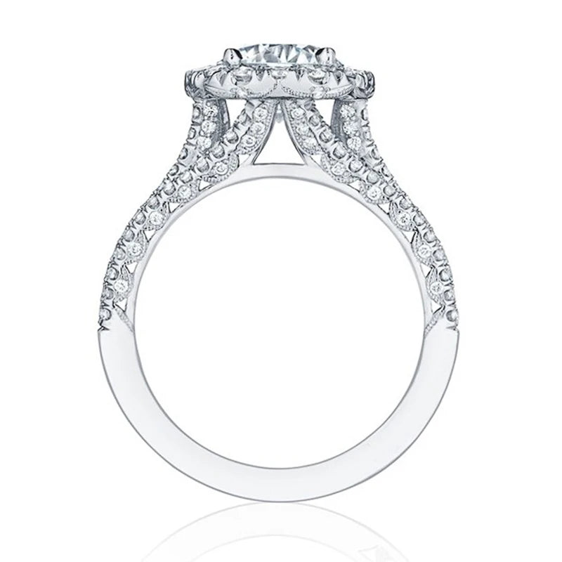 Trendy Women Rings with Brilliant Cubic Zirconia