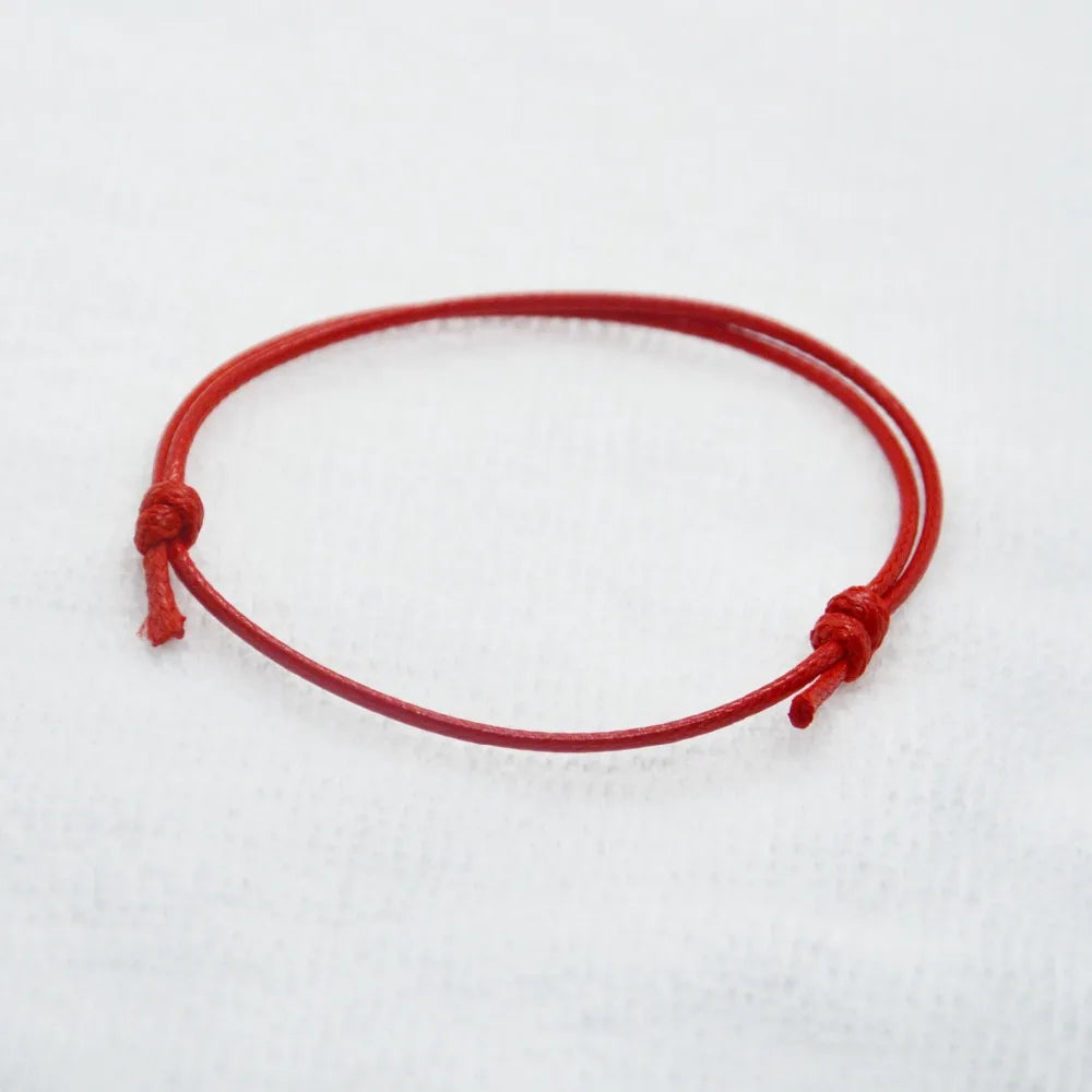 Bracelet Set For Women Men Black Red Simple Rope Bracelet