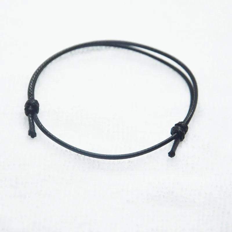 Bracelet Set For Women Men Black Red Simple Rope Bracelet