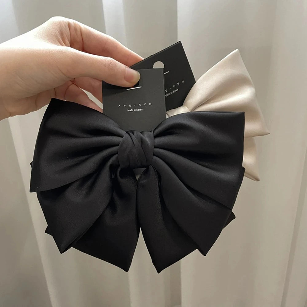 Bow Hairpin Ponytail Clip