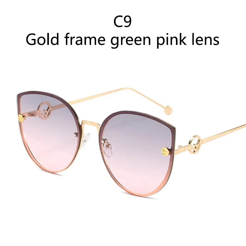 Classic Cat Eye Sunglasses Women Fashion