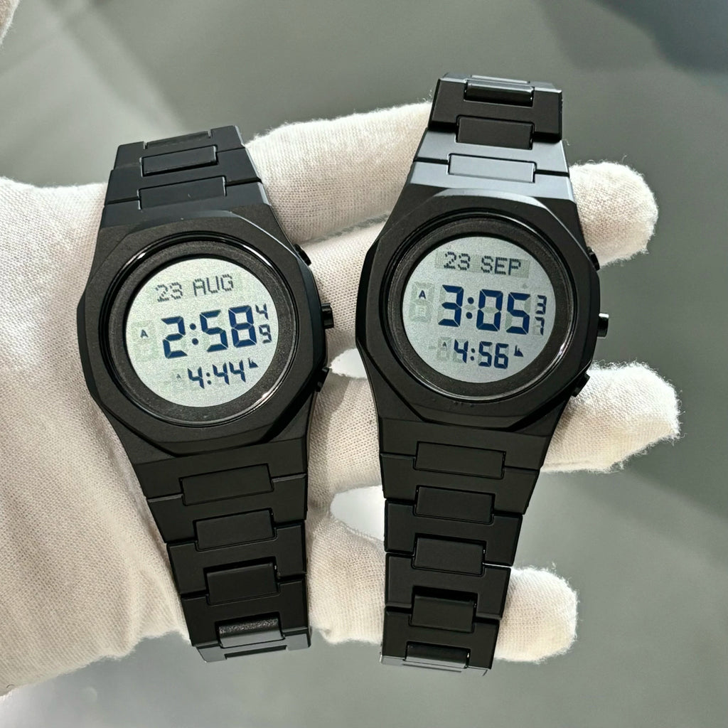 Muslim Digital Watch Polycarbonate Waterproof Watch Qibla Direction Display Hajj Time Reminder Luxury Fashion Men's Watch