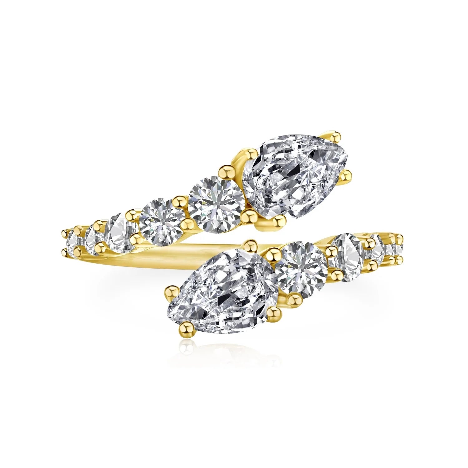 New Arrival Unique Design Silver Color Adjustable Fashion Ring