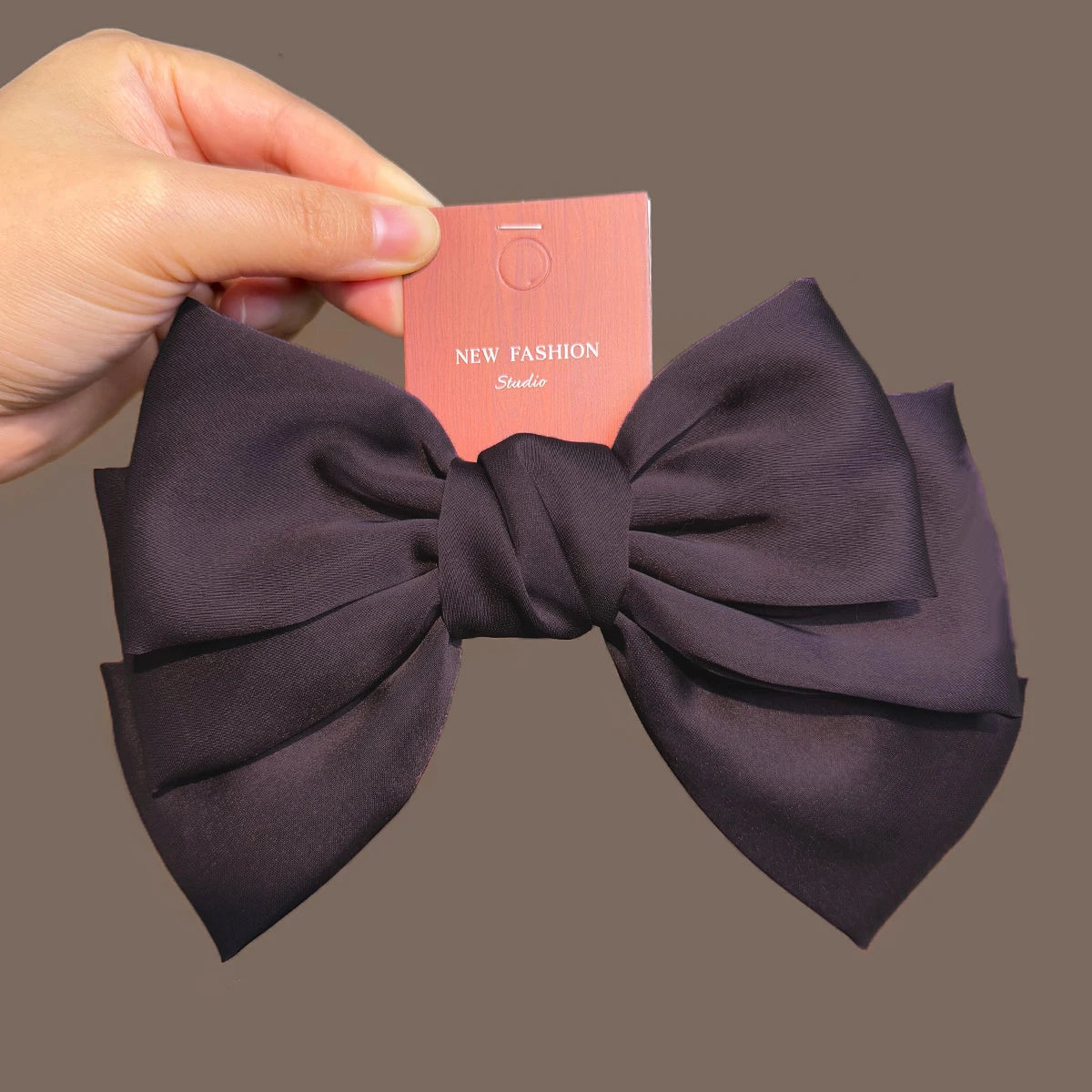 Bow Hairpin Ponytail Clip