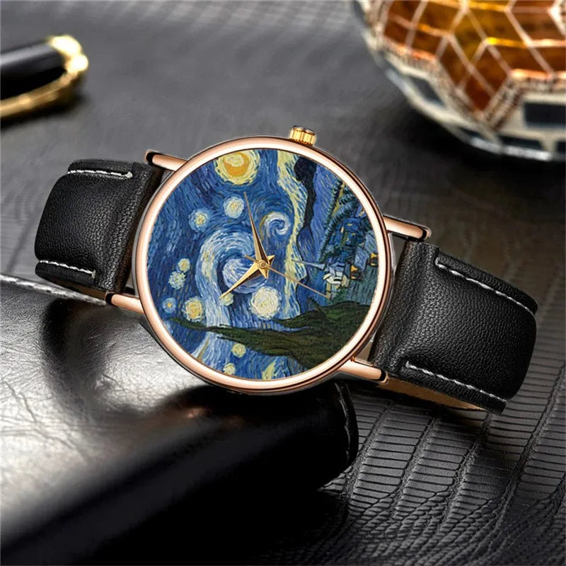 Creative Painting Design Women's Watches
