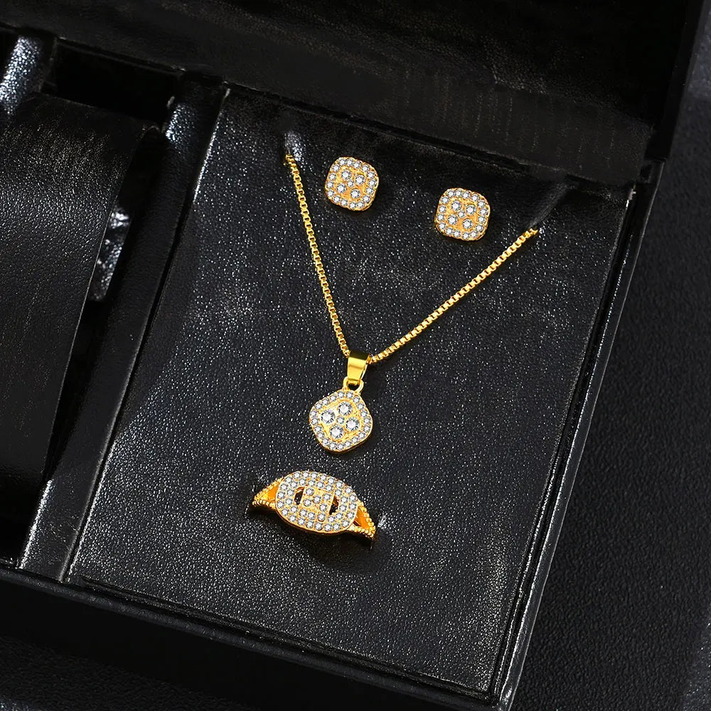 1PC Luxury Cube Jewelry Set,