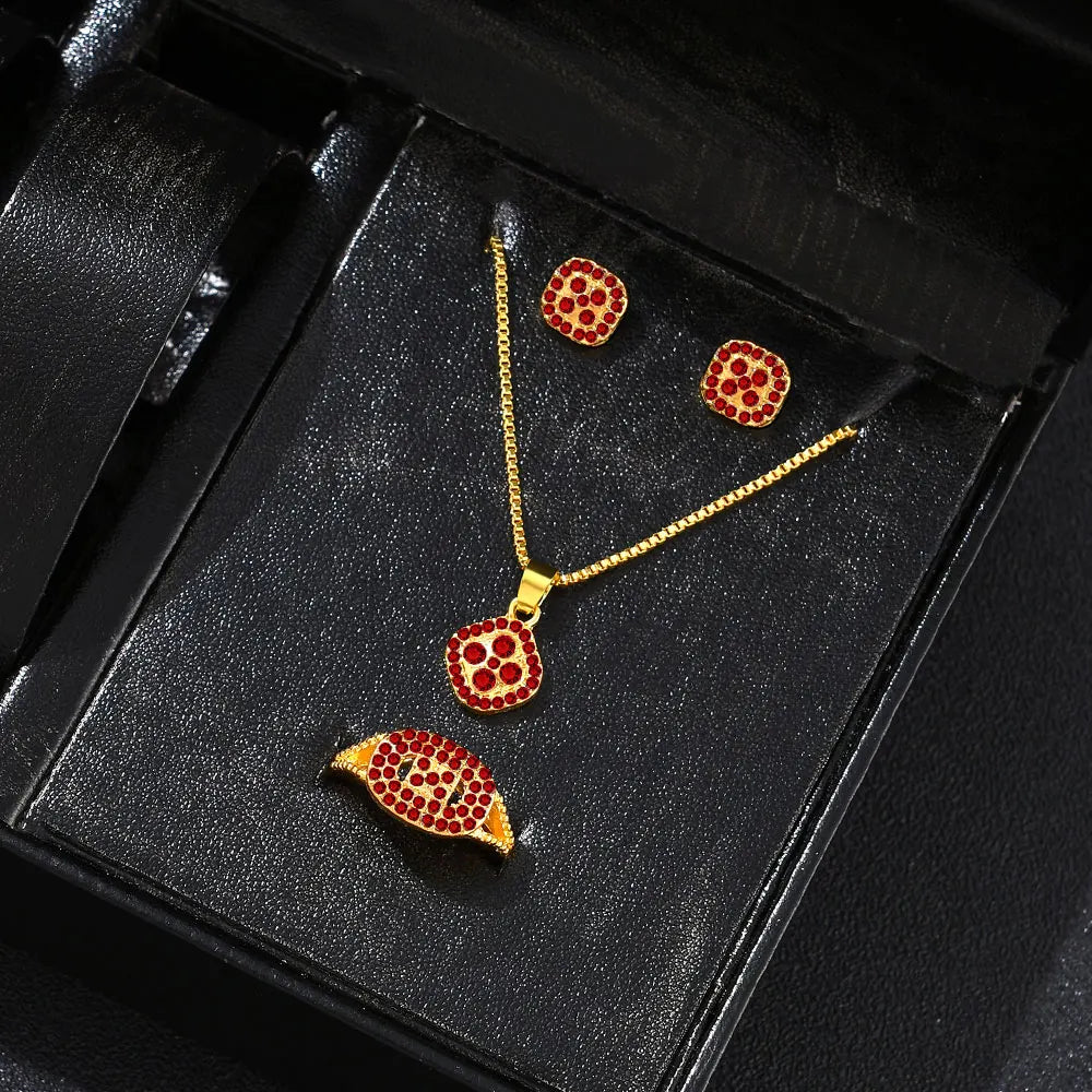 1PC Luxury Cube Jewelry Set,