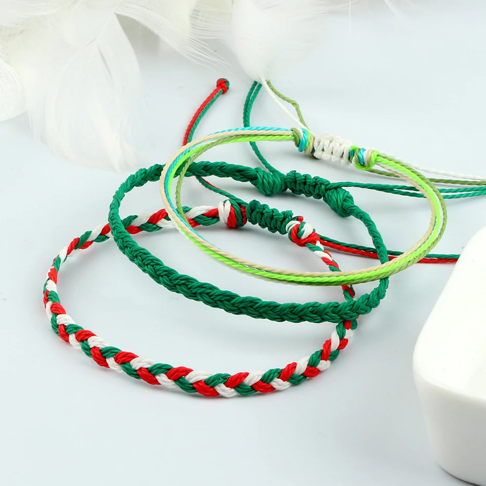 3Pcs/set Multi Color Tibetan Buddhist Bracelet