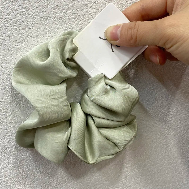 fashion silk hair scrunchies