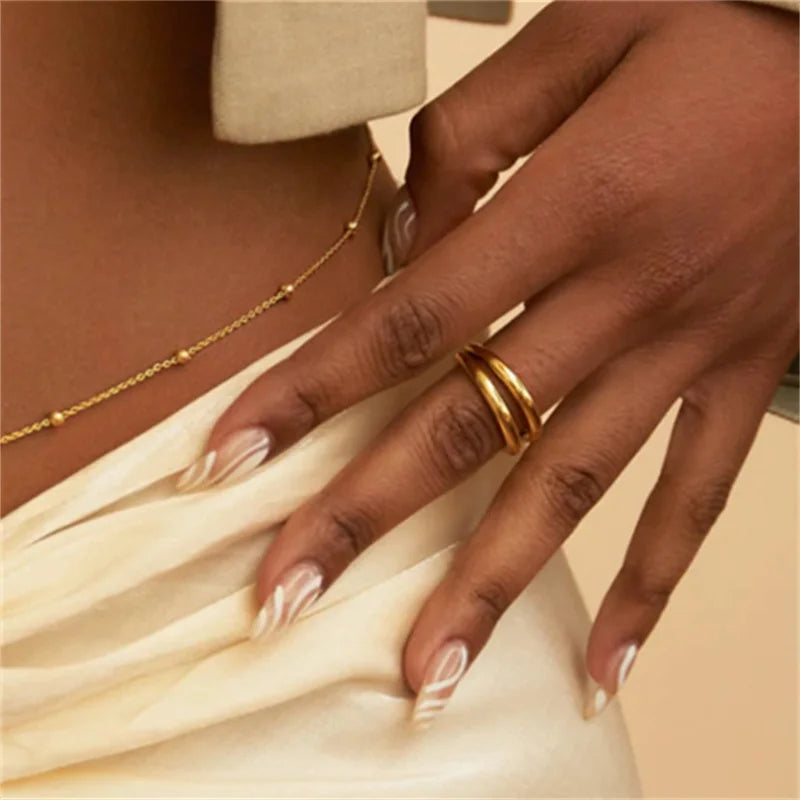 Girls Simple Beaded Belly Chains For Women
