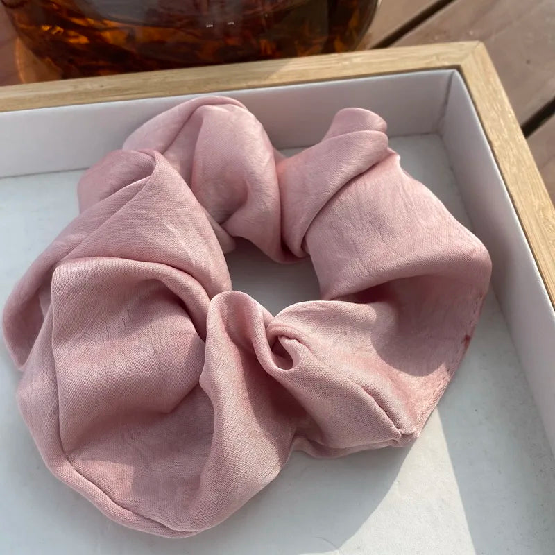 fashion silk hair scrunchies