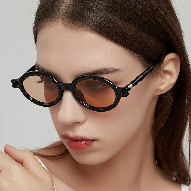 Vintage Small Oval Sunglasses