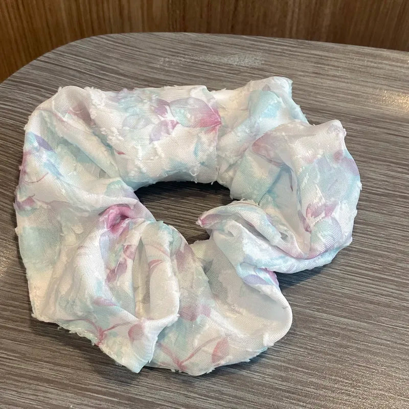fashion silk hair scrunchies