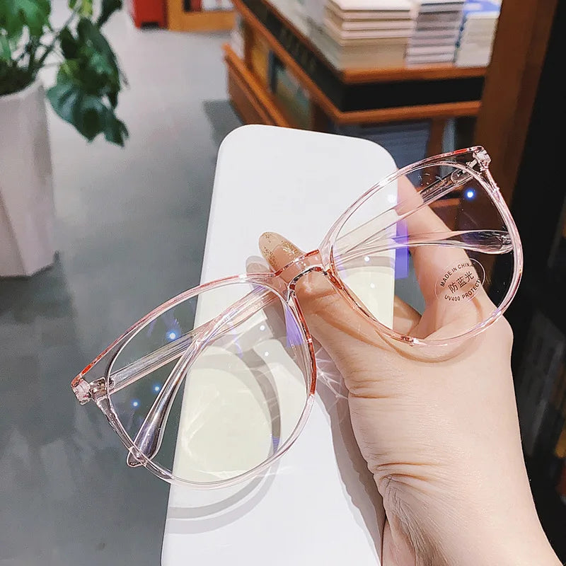 1PC  New Classic Retro Glasses Fashion Internet Celebrity Plain Reading Glasses