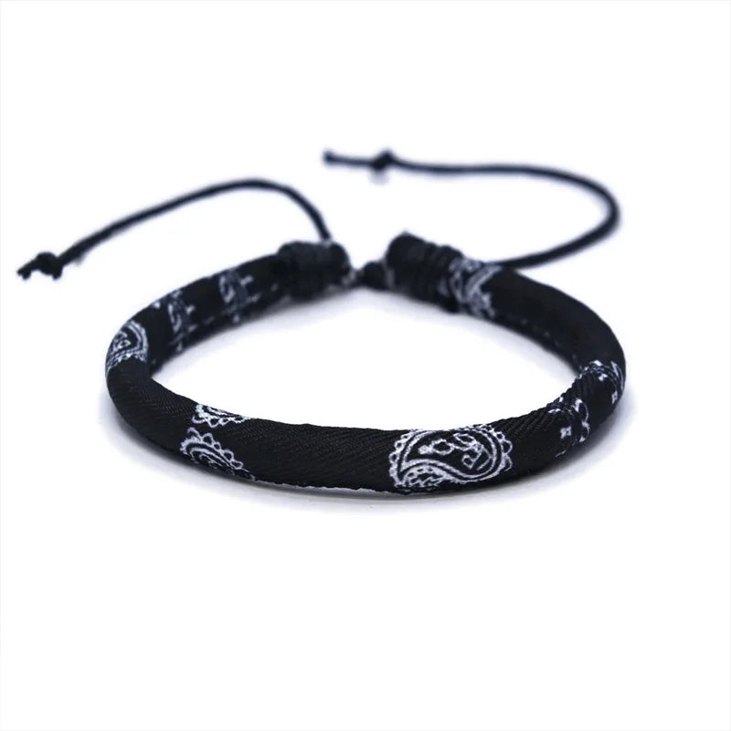 Multicolor Weave Bracelets Traditional Patterns Arabic Scarf Style Bracelet