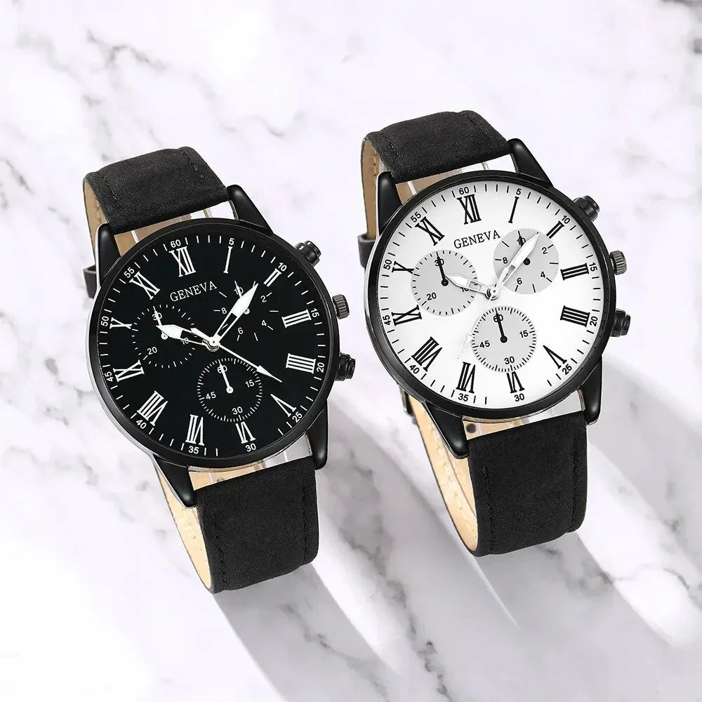 2PCS Set  Fashion  Watches