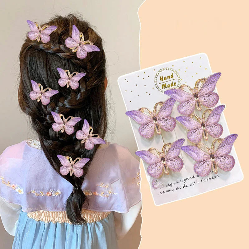 5PCS Cute Sweet   Hair Clips