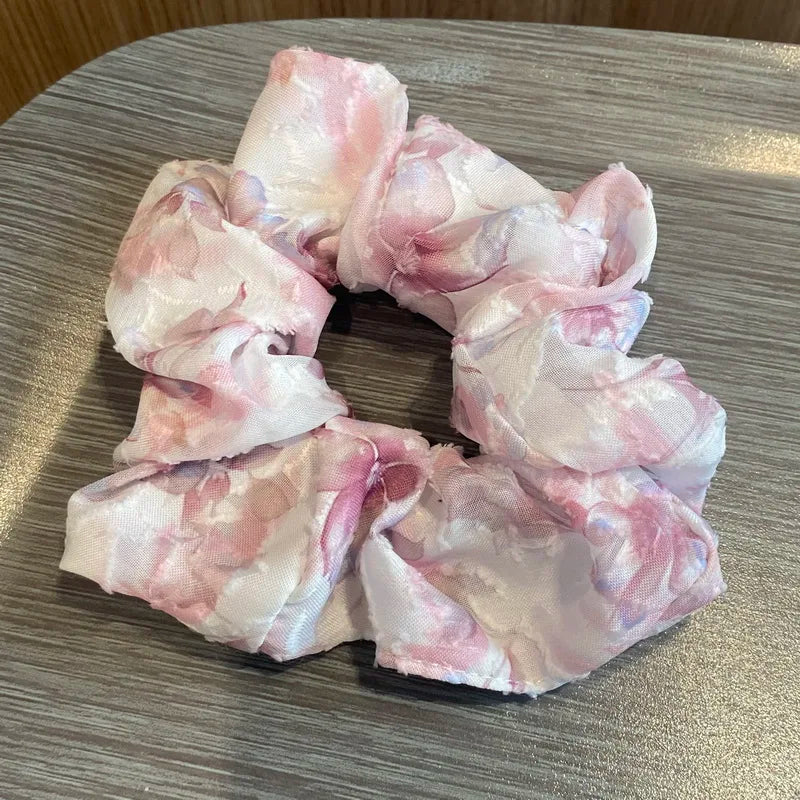 fashion silk hair scrunchies
