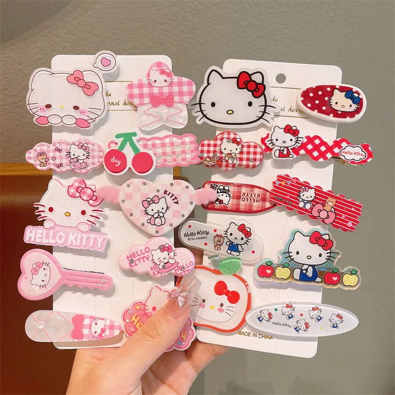 10pcs Children's Hair Clip HelloKitty
