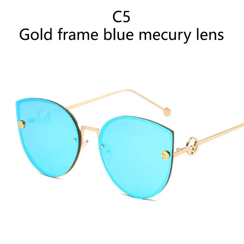Classic Cat Eye Sunglasses Women Fashion