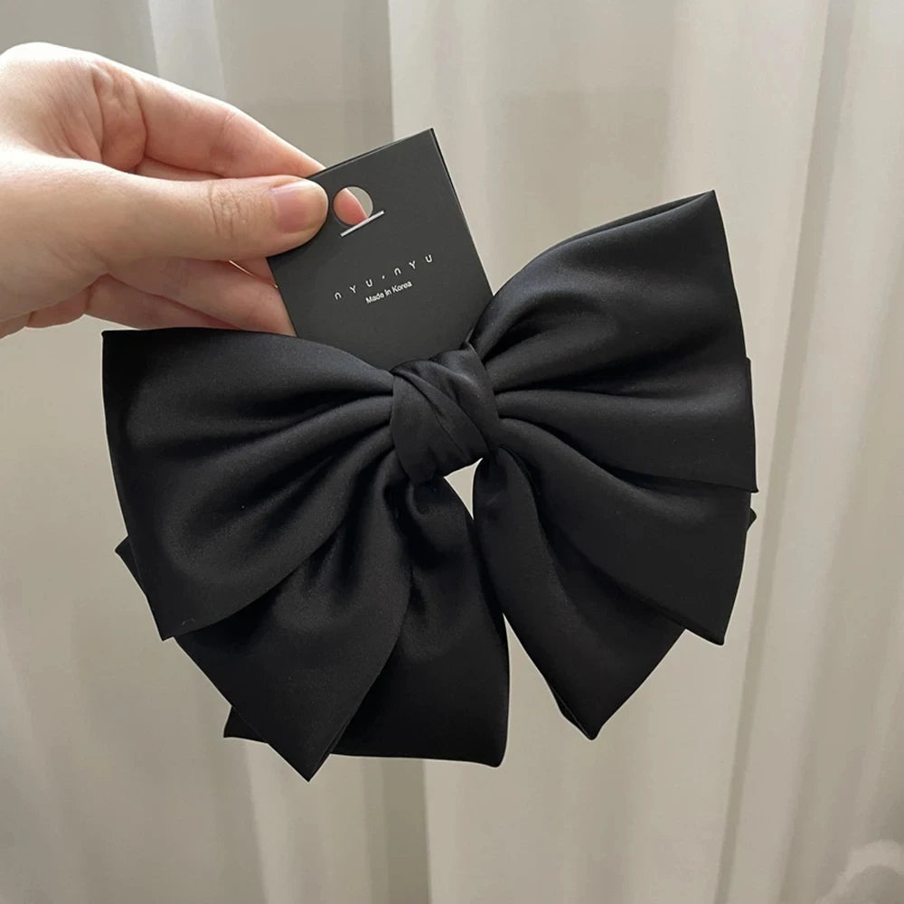 Bow Hairpin Ponytail Clip