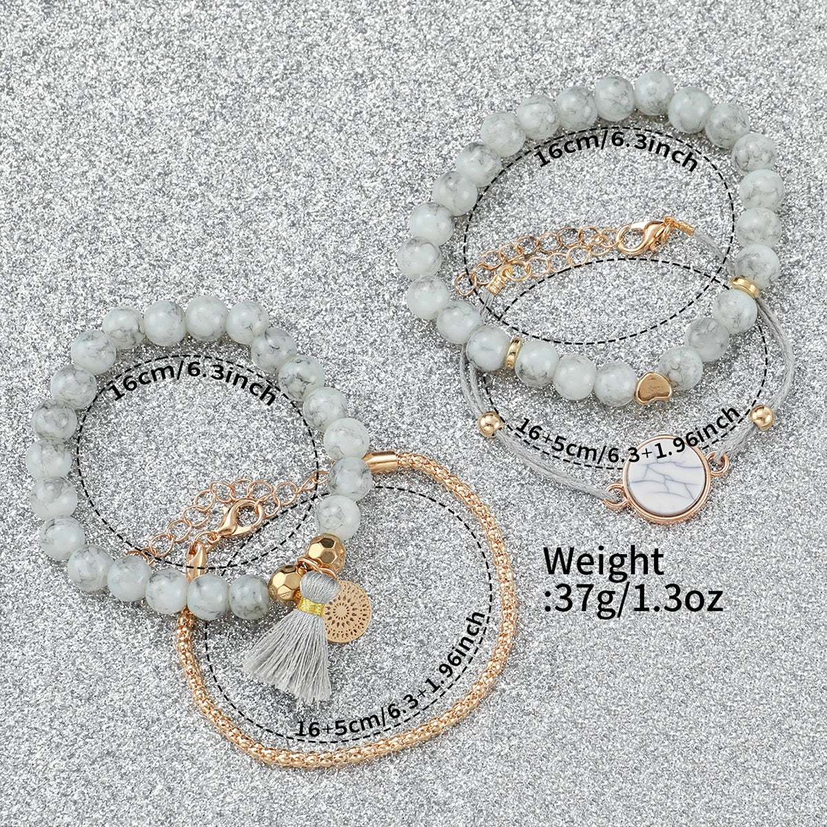 5PCS/Set Fashion Arabic Dial Women Quartz Watch Casual Leather Band Wrist Watches Bracelets  Set