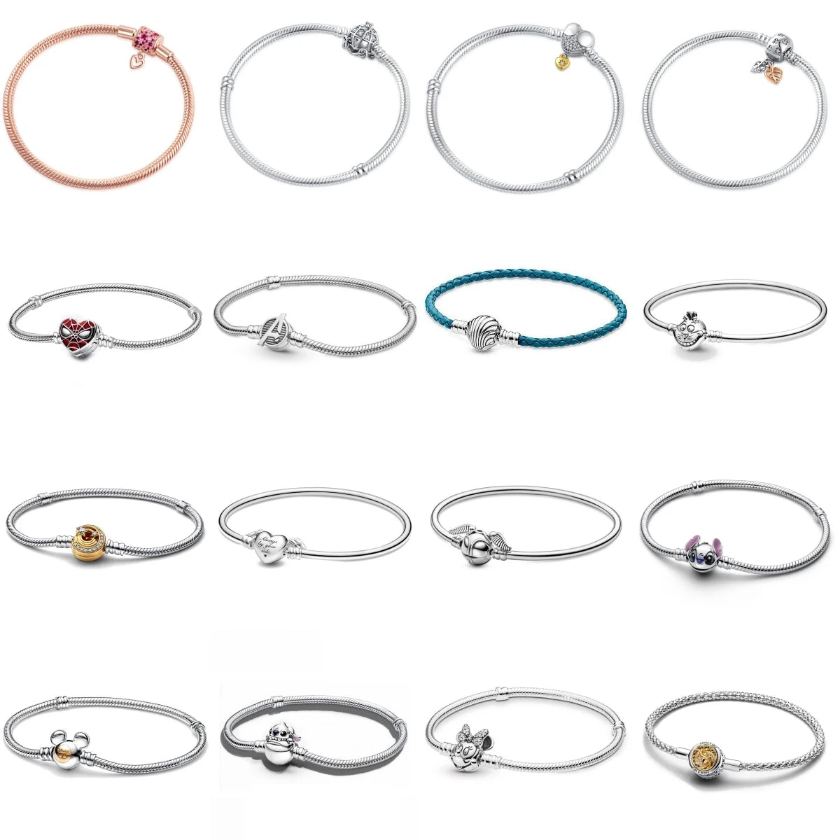 Miniso Disney Stitch Mickey Mickey Rabbit Clasp Bracelet Is Suitable For Women High Class Exquisite Charm Fashion Jewelry Gift