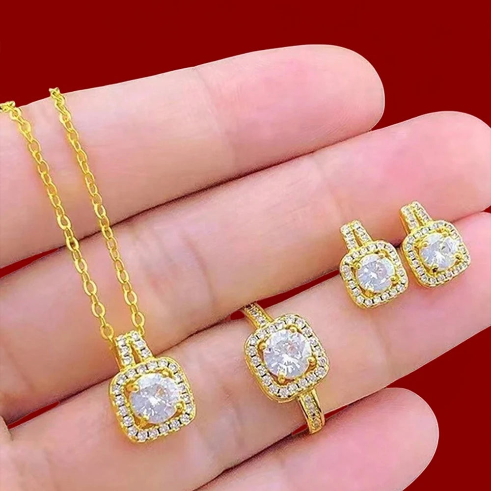 1PC Luxury Cube Jewelry Set,