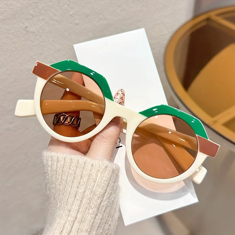 Ins Popular Fashion Round Women Punk Sunglasses  Men Trending Sun Glasses Gradient Shades UV400