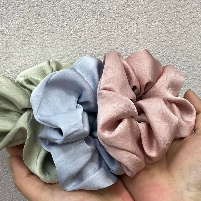 fashion silk hair scrunchies