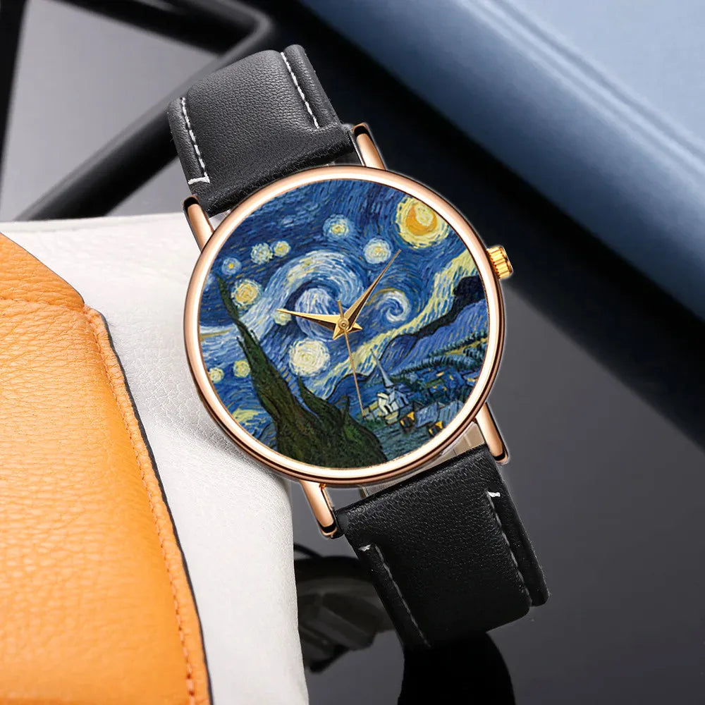 Creative Painting Design Women's Watches