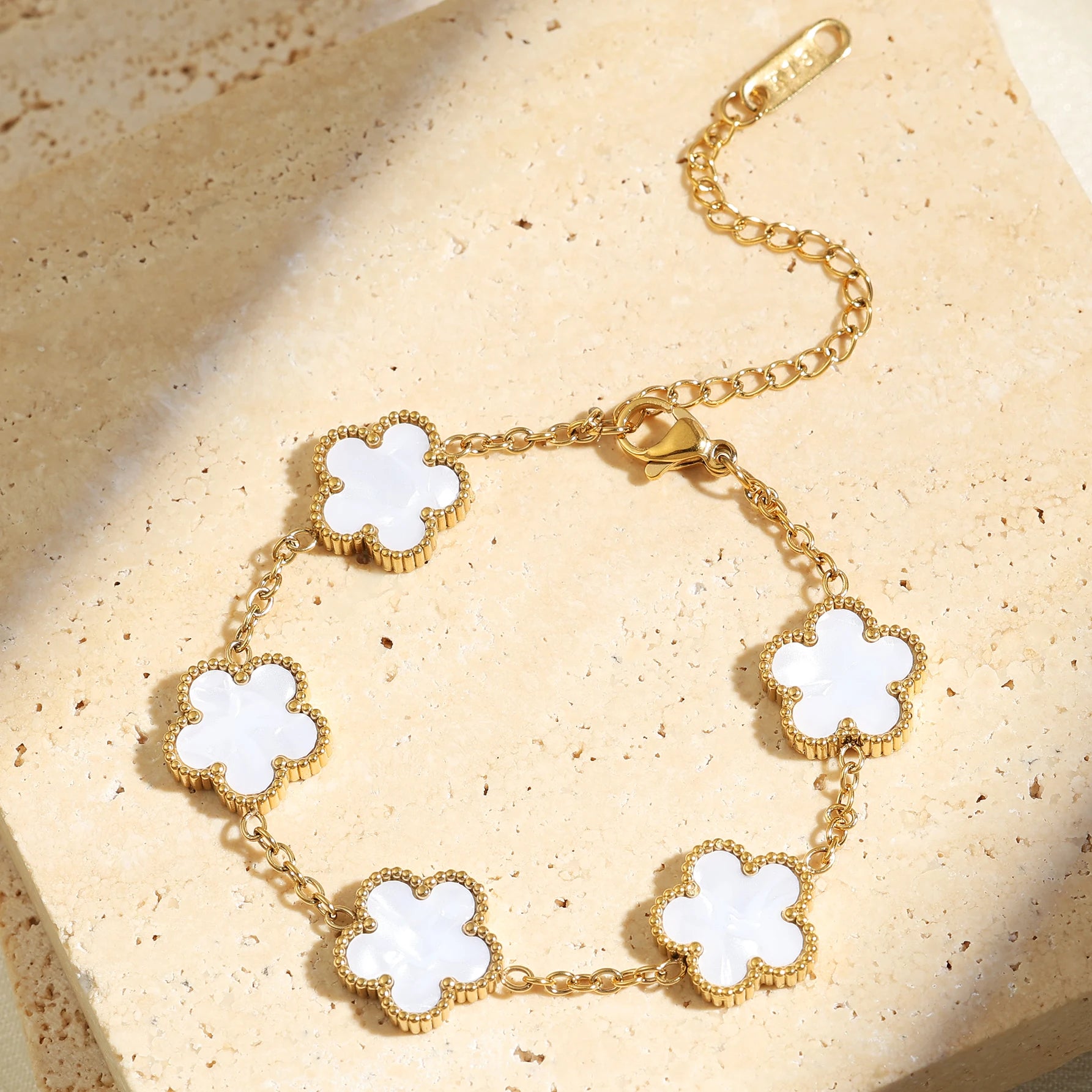 Fashion Flower Stainless Steel Bracelets For Women