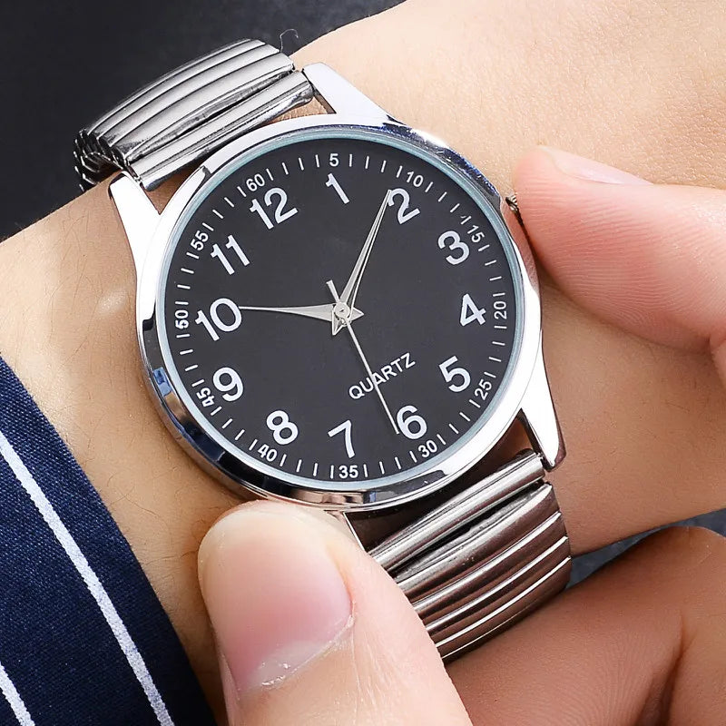 1/2PCS Fashion Couple Watches Simple Arabic