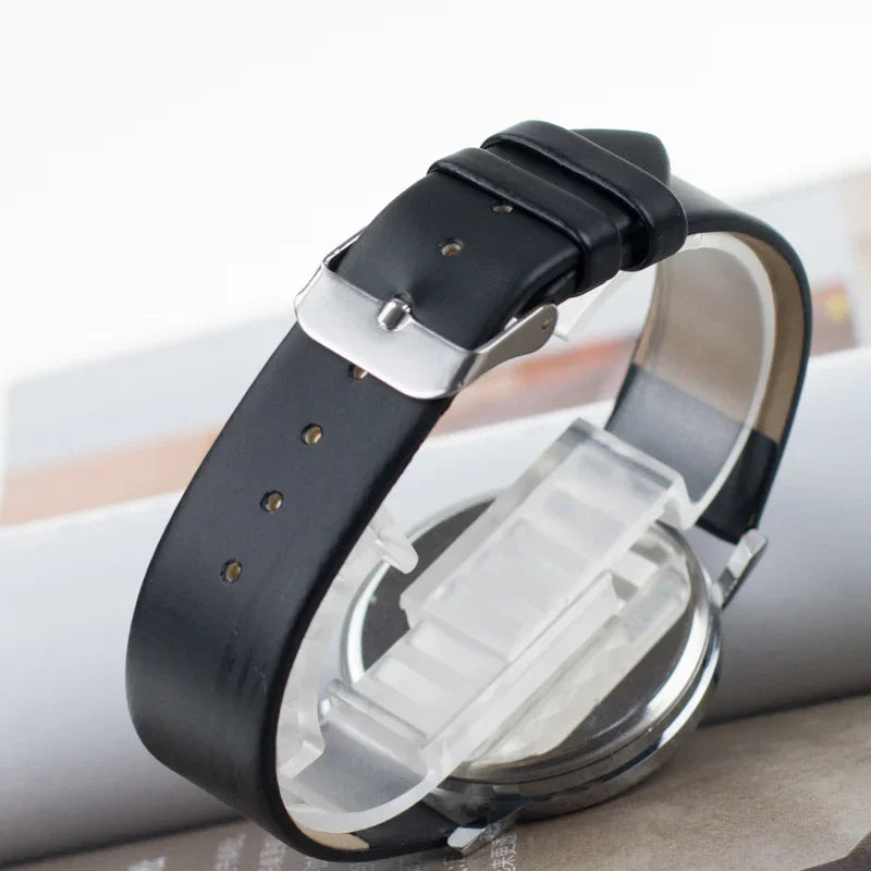 Disney Mickey Children's Watches For Kids Leather Strap Ladies