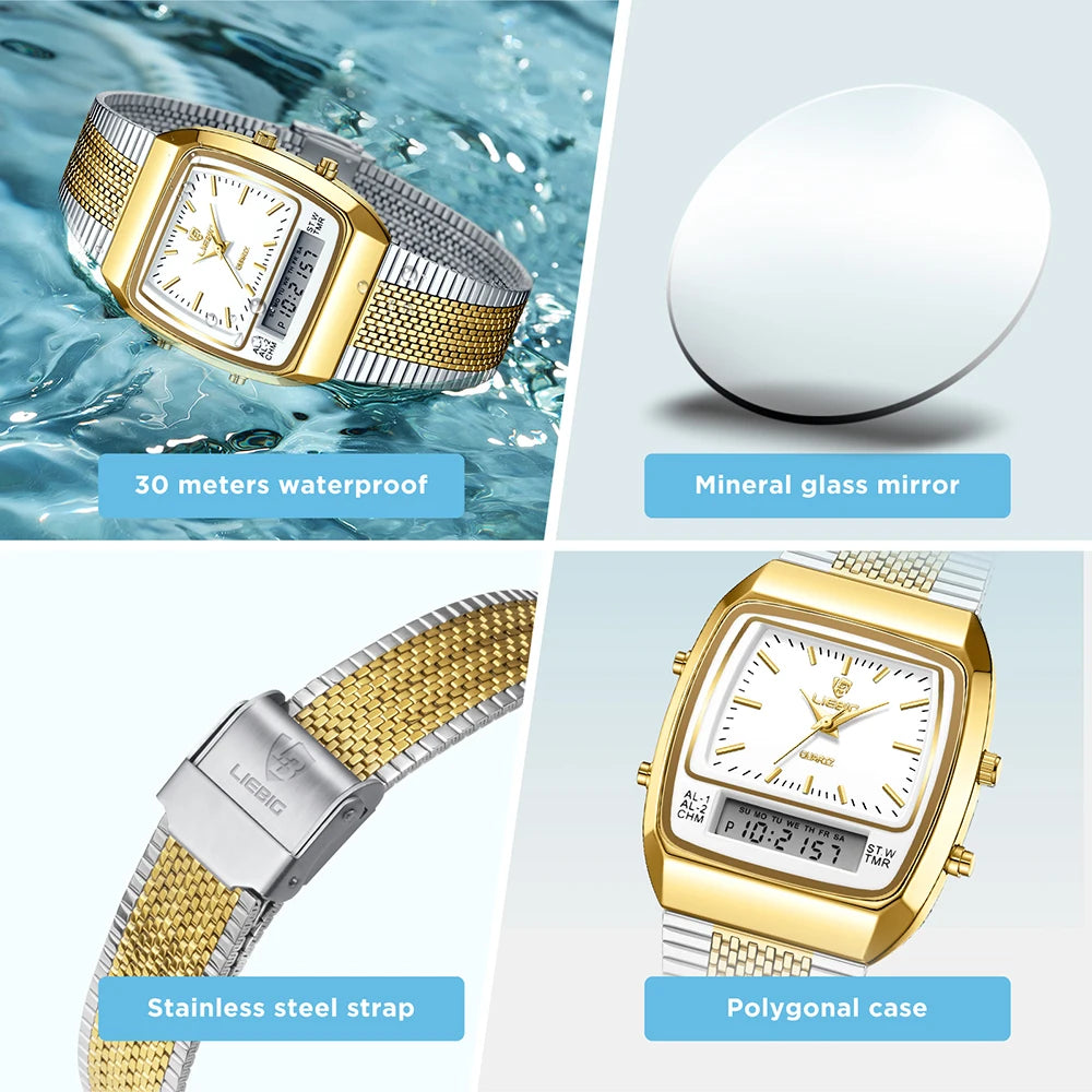 Luxury Digital Quartz Watches For Mens Women