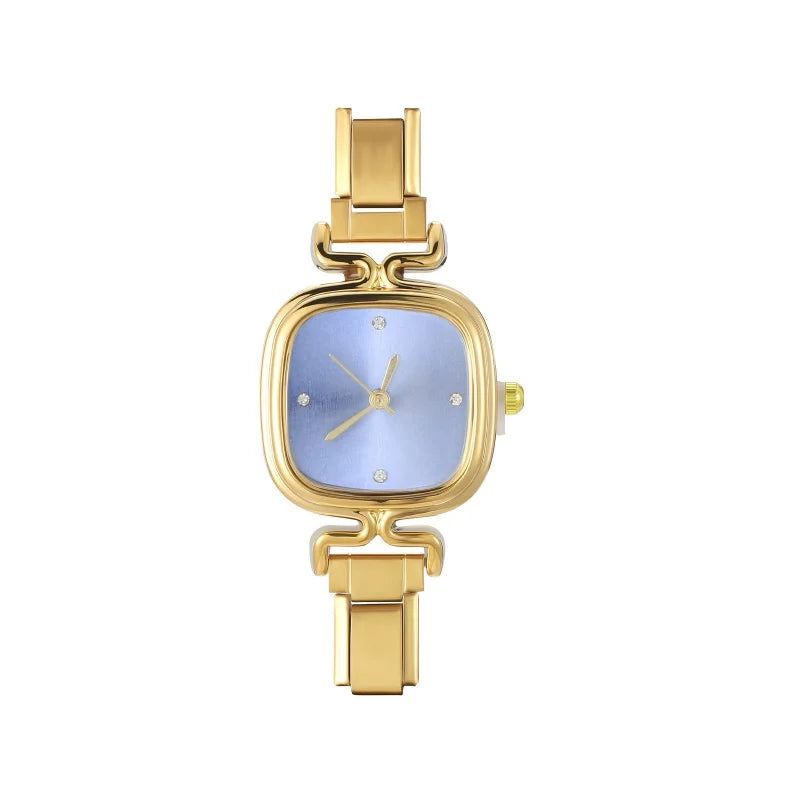 High Quality Men Women's Stainless Steel Round Simple Watch