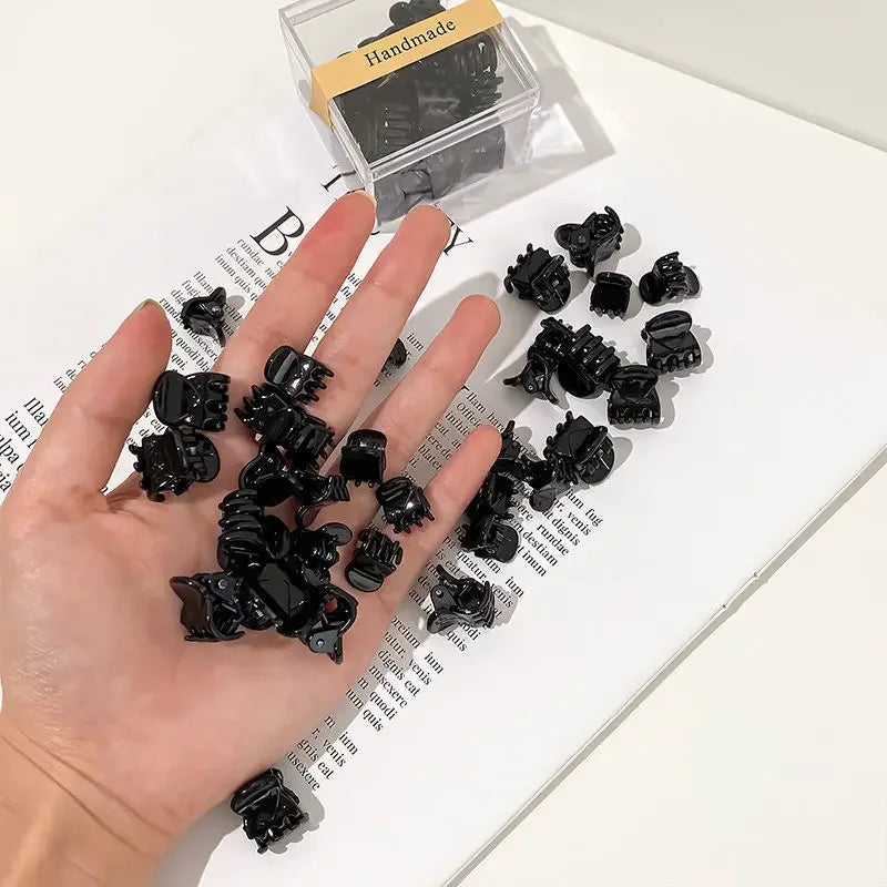 20Pcs Cute Black Hairpin Hair Clip