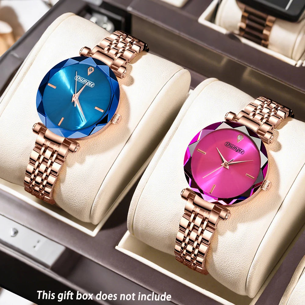 2pcs Luxury Elegant Women's Watch Set,
