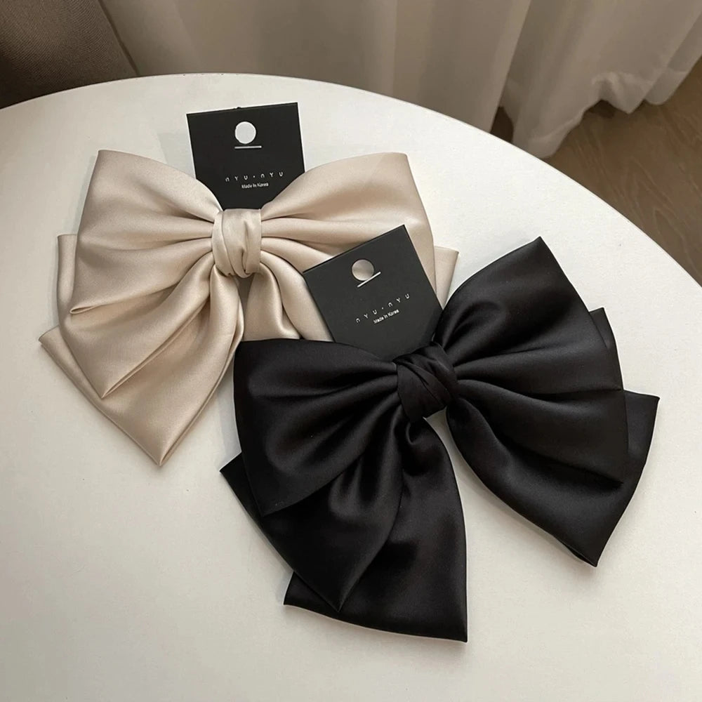 Bow Hairpin Ponytail Clip