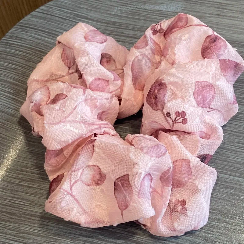 fashion silk hair scrunchies
