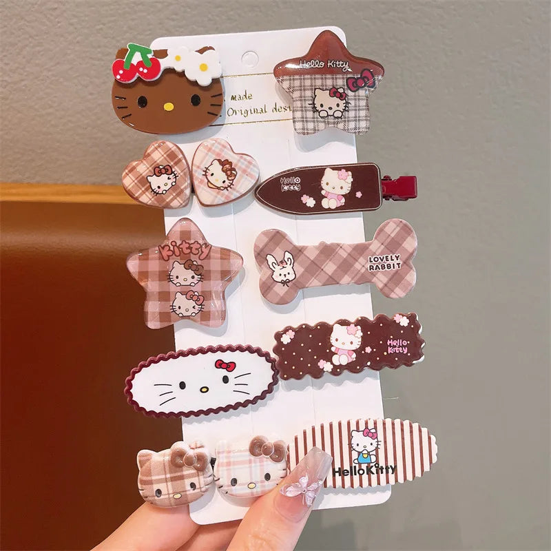 10pcs Children's Hair Clip HelloKitty