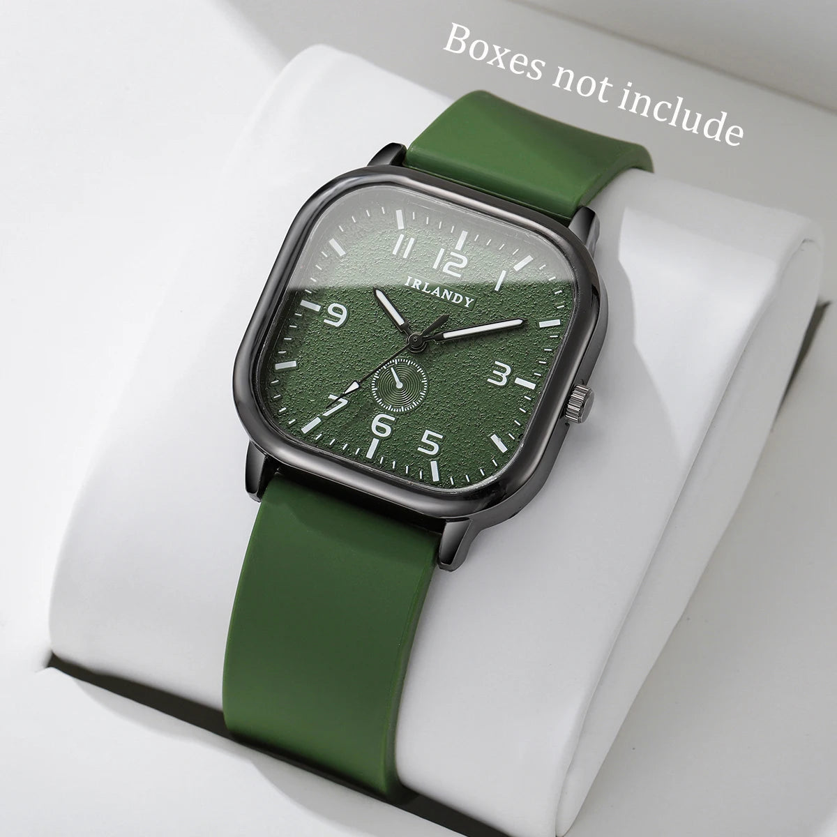 Fashion Square Women's Watch Casual Silicone Strap Quartz