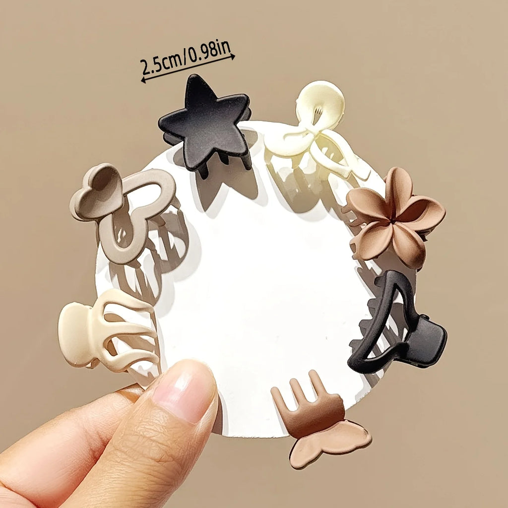 10/20/30pcs Beige Mixed Pack Small Clips