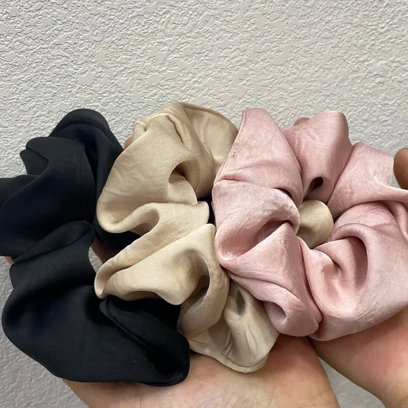 fashion silk hair scrunchies