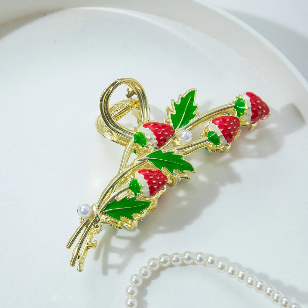 Cute Metal Hair Clip Strong Non Slip Hold Hair