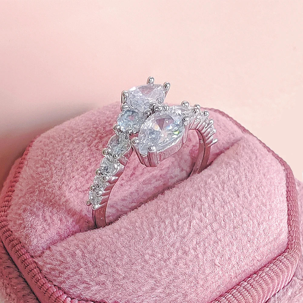 New Arrival Unique Design Silver Color Adjustable Fashion Ring