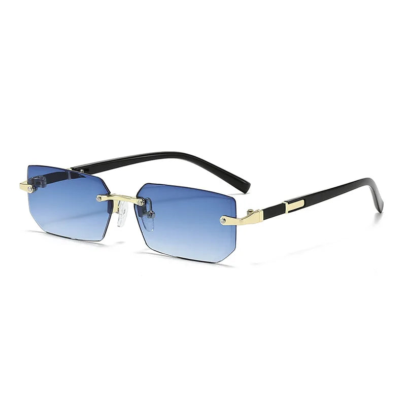 Sunglasses Rectangle Fashion Popular Women Men