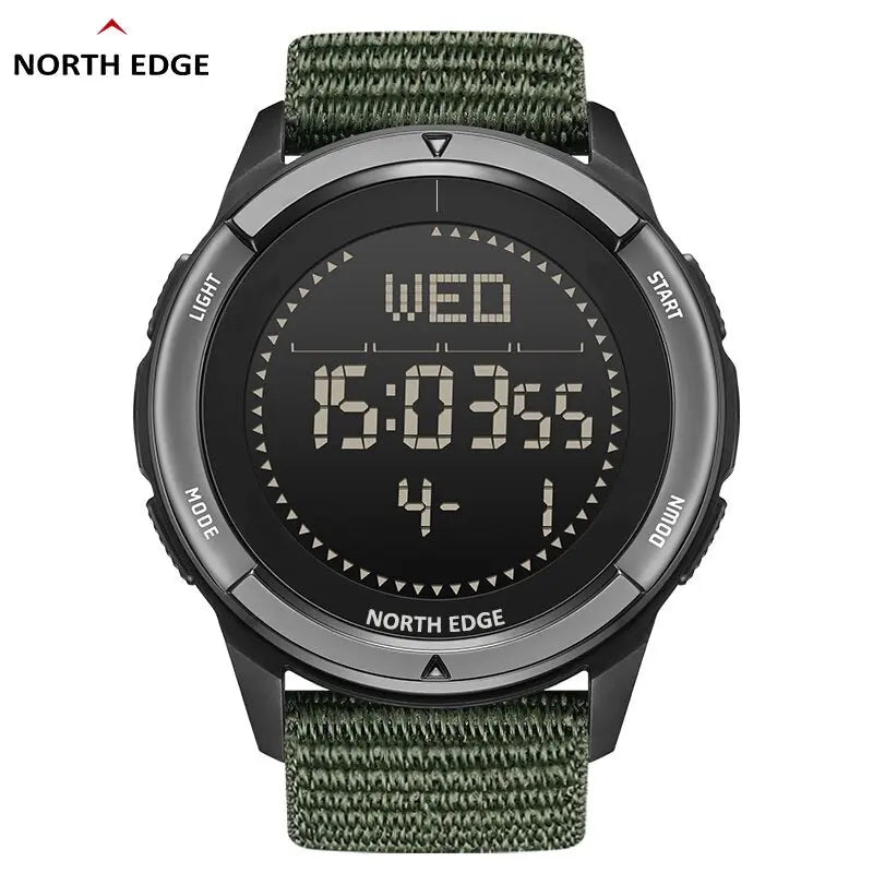 Men's Digital Carbon fiber Watch Shock Sports  Waterproof 50M Wristwatches