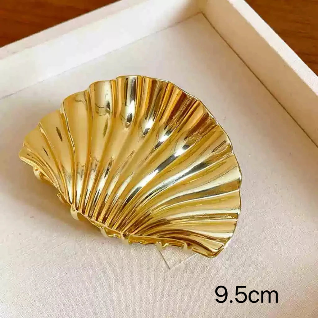 1Pcs Sliver Heart Hair Claw Clips