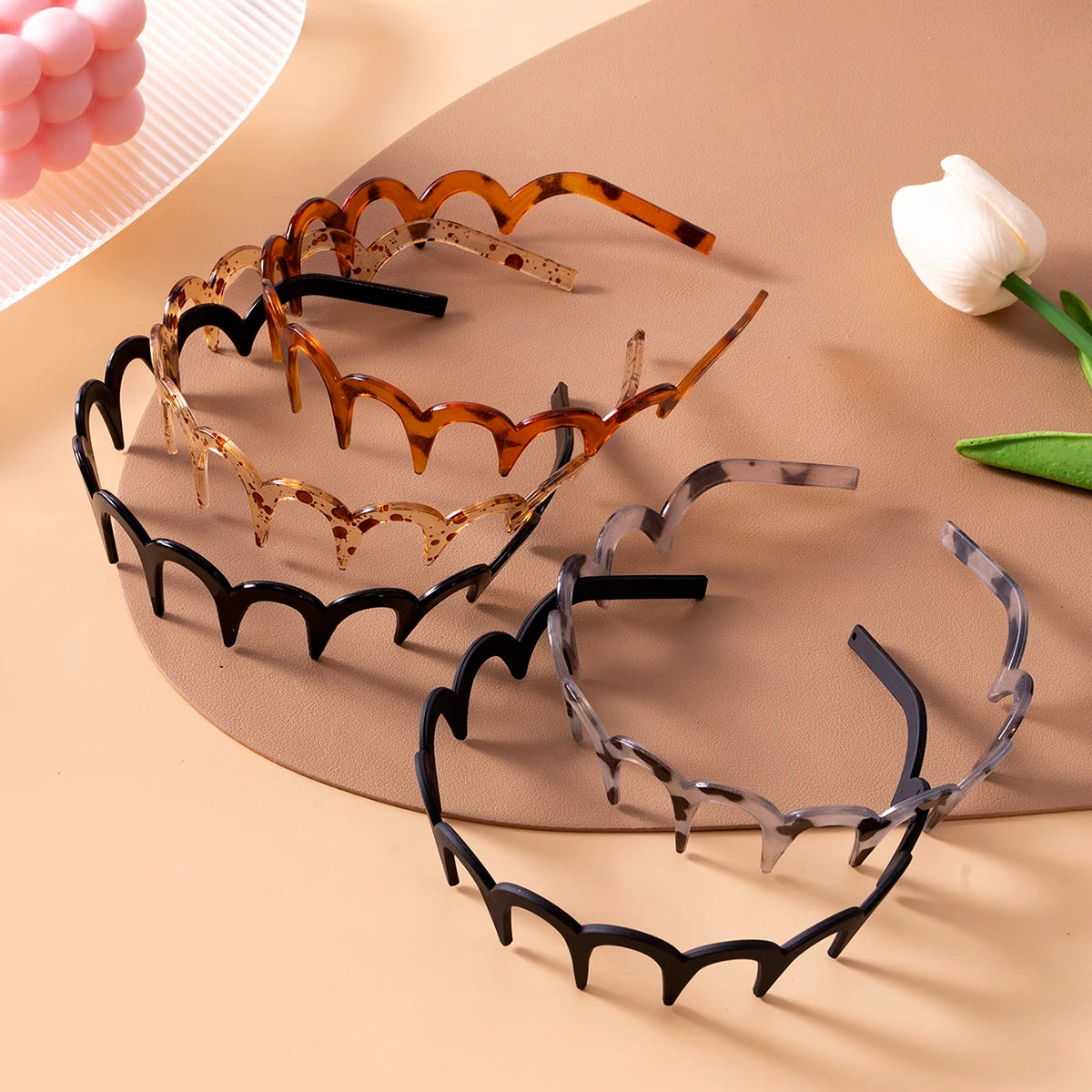 Hair Comb Non-Slip Headband Plastic